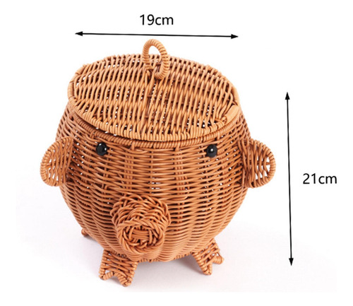 Cesta De Almacenamiento Para Aperitivos, Estilo A 19cmx21cm