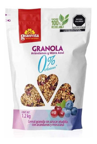 Cereal Granvita Granola Sin AzĂșcar 1.2.kg