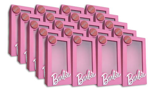 Cajas Souvenir Barbie Pintadas X 15