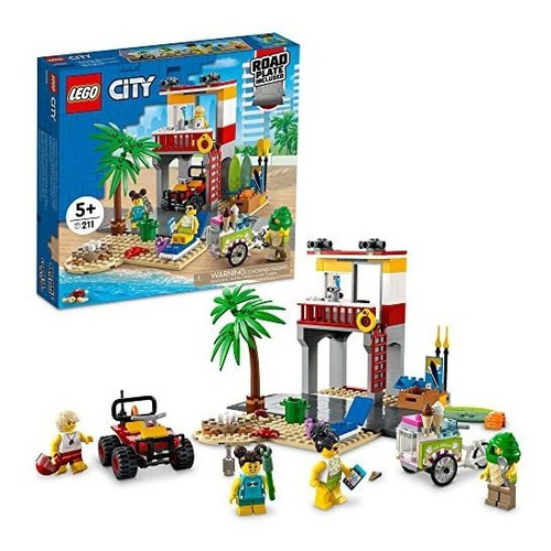 Kit De Construccion Lego City Beach Lifeguard Station 60328