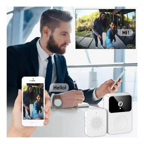Timbre Inalámbrico Con Cámara Y Wifi A Prueba De Agua