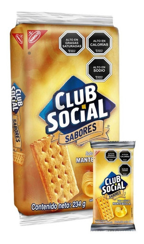 Imagen 5 de 5 de Galletas Saladas Club Social® Mantequilla 9 X 26g