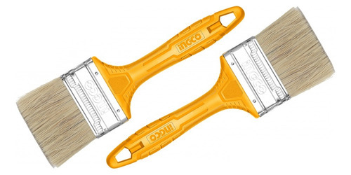 Set X2 Pincel 2 Mango Amarillo Ingco Chptb78602 Ma