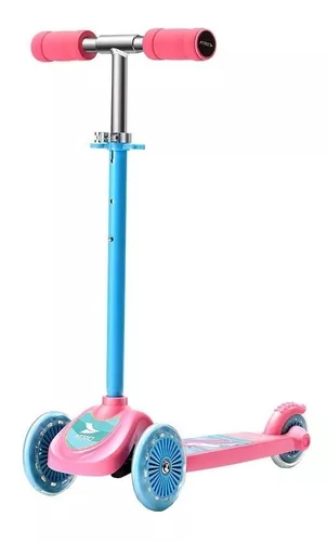 Patinete Atrio 3 rodas Unicorn rosa e azul-celeste para crianças | MK MEGA  STORE