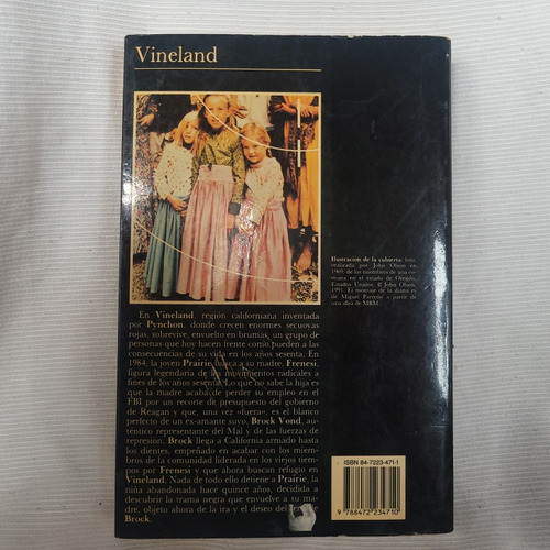 Imagen 2 de 7 de Vineland Thomas Pynchon Tusquets Colección Andanzas