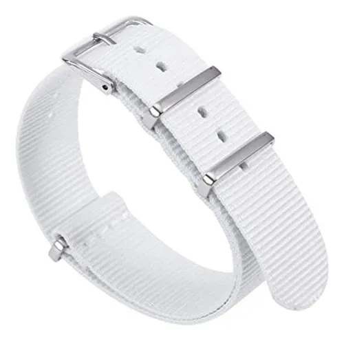 Reloj de trabajo y reloj inteligente Nato Zulu de nailon de 22 mm