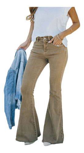 Jeans De Tiro Alto Con Corte De Bota Vintage Para Mujer [u]