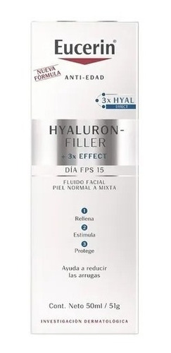 Crema Hyaluron Filler +3x Effect Fps15 Eucerin X50ml