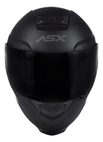Capacete Asx Eagle Solid Fosco Preto/cinza 60 Preto/cinza 59/60