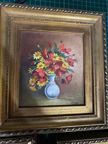 Cuadros Oleo Sobre Madera 20x22 Cm Con Marco