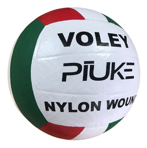 Pelota Voley Cuero Sintético Tricolor Entrenamiento Volley 