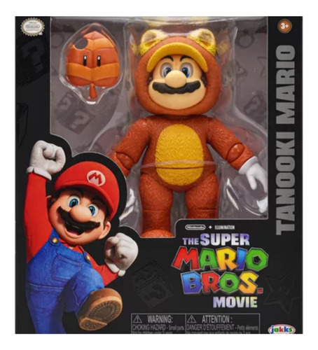 Figura Tanooki Mario The Super Mario Bros Movie - Nintendo 
