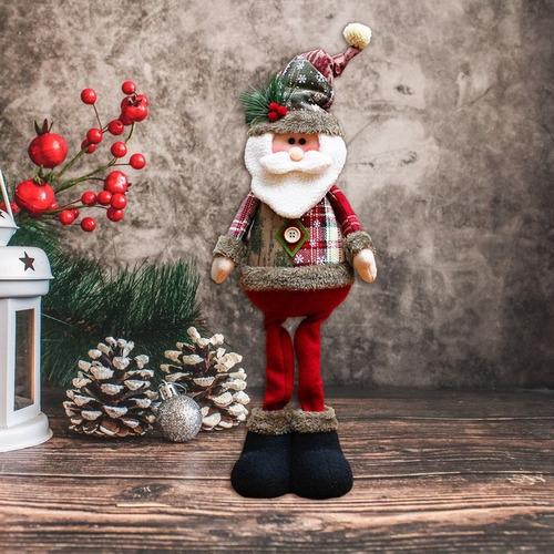 Adornos Navideños De Pie Para Mesa De Interior Color 3 Pcs