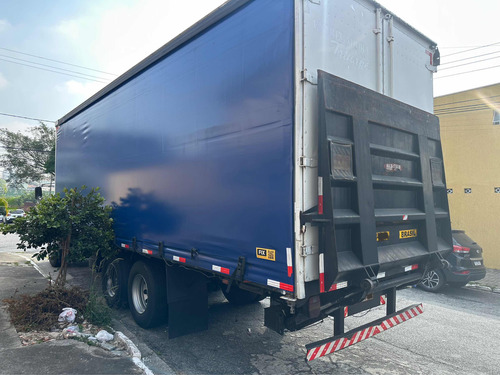 Vw 23210 Worker Cummins Baú Sider Com Plataforma Hidráulica