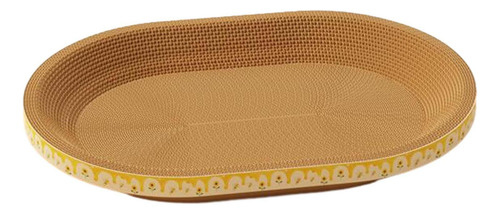 Almohadilla Rascadora Ovalada Para Gatos, 45cmx31cmx10cm