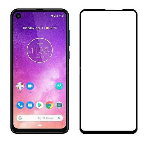 Vidrio Templado Completo 9d Motorola Moto One Hyper