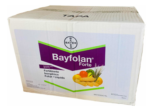 Bayfolan Forte  1 Litro Caja Con 12 Piezas