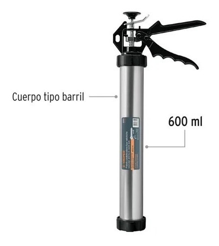 Pistola Calafateadora Para Salchicha De 600 Ml Truper 101931