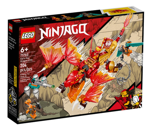 Bloque Lego Ninjago Dragón Del Fuego Evo De Kai 204pzas