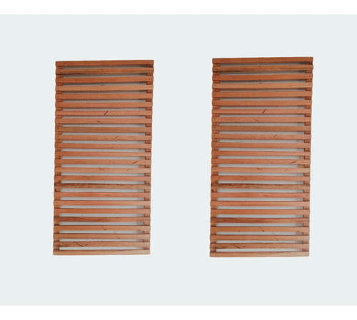 Jardim Vertical Madeira 75 X 70 Modular 1 Unid Horta Treliça