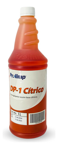 Limpiador Desengrasante Neutro. Dp1 Cítrico 1 L
