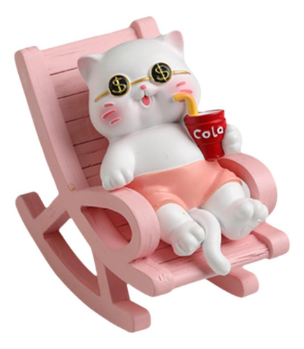 Estatua De Animales Dibujos Animados Forma De Gato