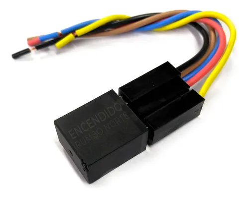 Micro Relay Universal 12v 40a 4 Terminales + Ficha