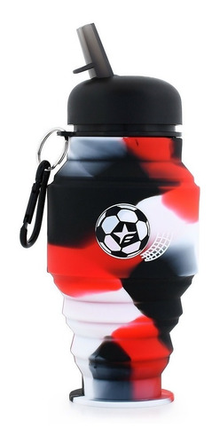 Botella De Silicona Plegable Flexible Copa Futbol Footy