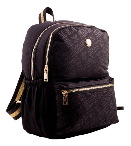 Imagen 2 de 10 de Mochila Urbana Amayra Mujer Dama Simil Cuero Grande 4 Pp