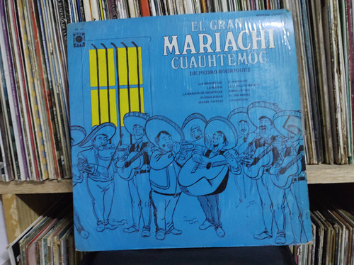 Mariachi Cuauhtemoc Pedro Rodriguez Vinilo Lp Acetato Vinyl