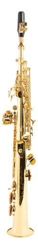 Saxo Soprano Dorado Wisemann Dss-350 Con Estuche Accesorios