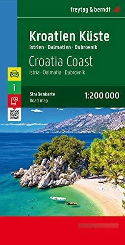 Costa Croata, Istria, Dalmacia, Dubrovnik Mapa De Carreteras