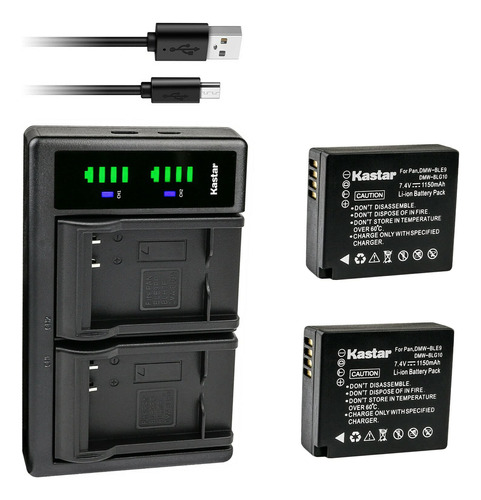 2 Bateria Cargador Usb Ltd2 Repuesto Para Panasonic Lumix