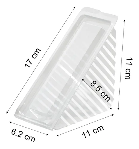Contenedor Porta Sandwich Triangular X 60 Unds. Darnel