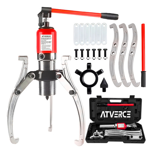 Atverce Extractor Hidráulico De Engranajes Balero Rodamientos 15 Ton
