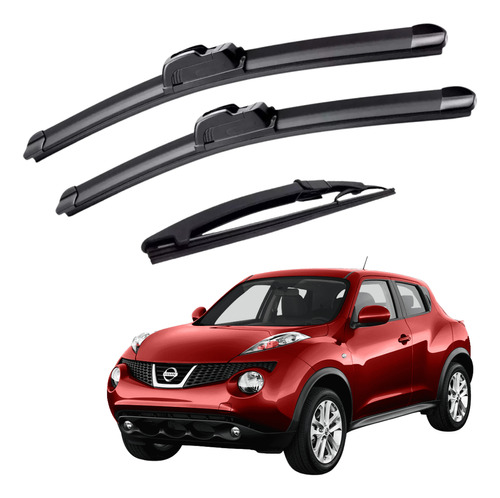 Juego De 3 Limpiaparabrisas Reluvsa Nissan Juke 2014