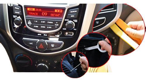 12pcs/conjunto De Auto Coche Radio Puerta Clip Panel Recorta