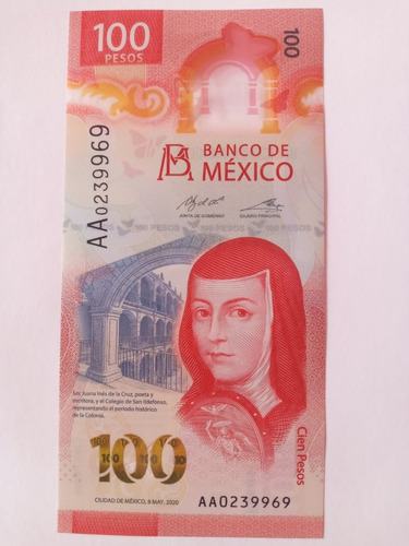 Billete De 100 Pesos Nuevo Serie Aa