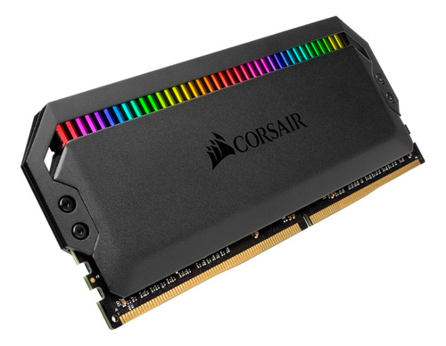 Imagen 2 de 3 de Memoria RAM Dominator Platinum RGB color negro 16GB 2 Corsair CMT16GX4M2C3200C16