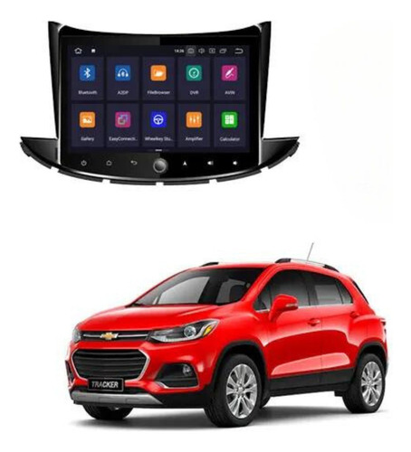 Radio Carplay Android 9pu 4gb+64gb + Bisel Chevrolet Tracker