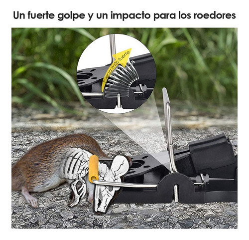 Trampa De Asesino Para Ratones Del Receptor Rápido 6pcs