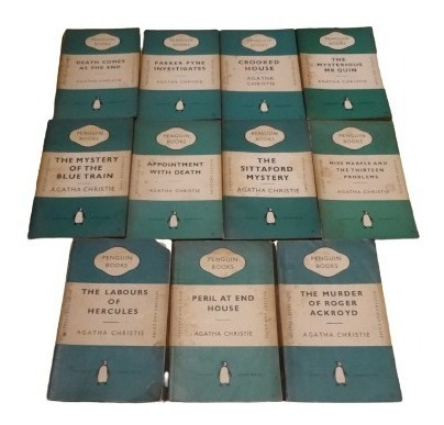 Lote De 11 Libros De Agatha Christie En Inglés Penguin Books