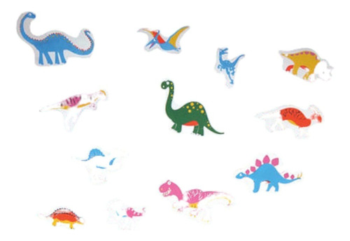 Dinosaurios Animales Imantados Didáctico Niños 12 Figuras 