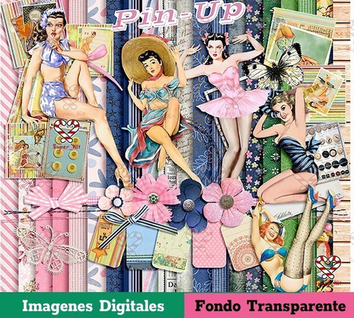 Pin Up Style Cliparts Png Papeles Fondos