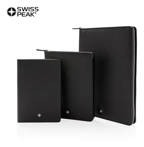 Carpeta Folder Swisspeak A5 En Poliuretano Bolsillo Interno