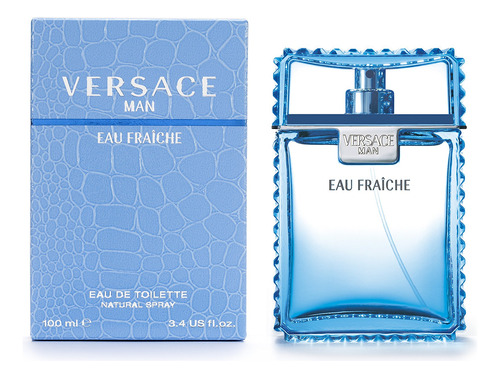 Perfume Versace Man Eau Fraiche Edt En Spray Para Hombre, 10