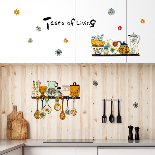 Para Estampado De Pegatinas De Cocina, Vajilla De Cocina,