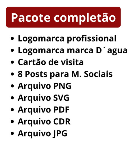 Logomarca Logotipo Logo Completo Post Instagram Cart Visita