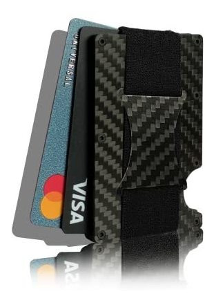 Tessa Usa Carbon Fiber Wallet Silencioso+ Multitool Vsz8c