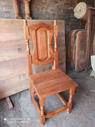 Imagen 1 de 1 de Silla De Algarrobo Pesada Modelo Stylo